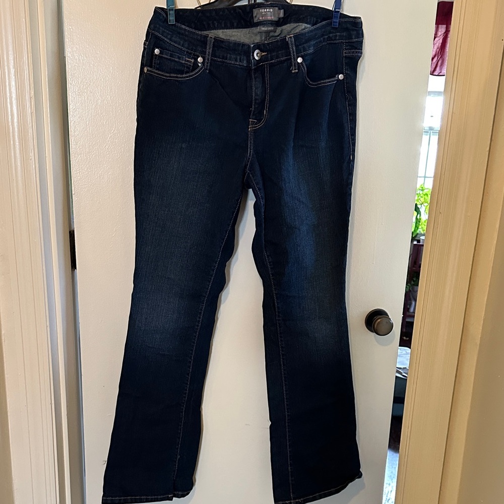 Torrid Deep Indigo Boot Cut Jeans